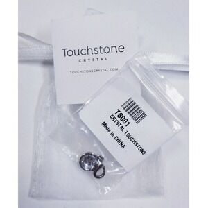 Touchstone Crystal Clear Crystal‎ Charm Handbag Bracelet Zipper Pull Jewelry